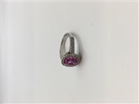 Anello Crieri Donna Anello in oro brillanti e pietre in Oro Zaffiro rosa CRI AN OB/ZR2.2